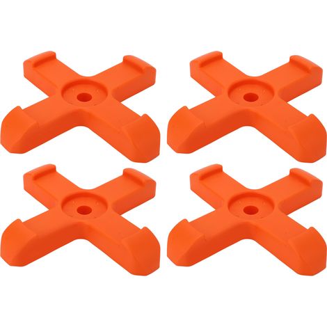 4 Béquilles de vérin de timon répartissant le poids uniformément, 3500 lb, cale de roue pour vérins de 5 cm et 15 cm de diamètre (1/5)
