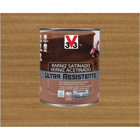 Barniz interior al agua ultra resistente satinado 750 ml rob