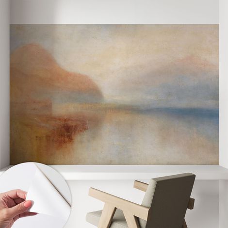 Papier peint autocollant adhésif avec imprimé installation simple qualité excellente sans désordre Paysage éthéré 104x70 cm (1/5)