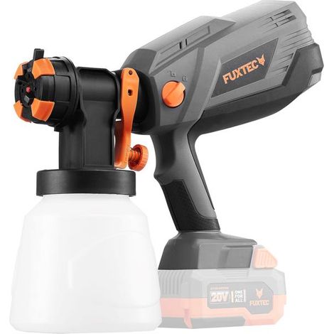 Pistola a spuzzo a batteria FUXTEC 20V FX-E1CSP20 spruzzatore / polverizzatore per vernice senza batterie, senza caricabatteria SOLO