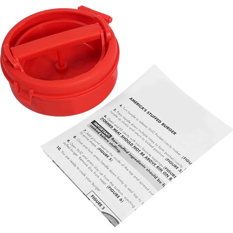 Presse À Burger - Moule En Plastique PP Pour Galettes Far cies - Outil De Cuisine Pour Grill Et Maison - Lot De 1 (1/5)