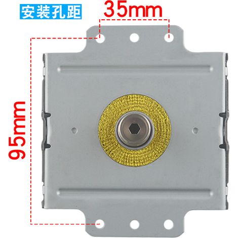Brandneues Original-Magnetron 2M303H für Mikrowellenherde, kurze Füße, Bodenplatte, Heizelement, Vakuumröhre, Mikrowellenzubehör. (1/4)