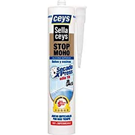 Stop Chariot Blanc Ceys Mastic-colle Anti-choc Et Anti-humidité - Ceys (1/3)