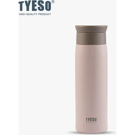 (Couleur foncée, 500 ml) Bouteille d'eau isotherme en acier inoxydable 304, portable, design givré.