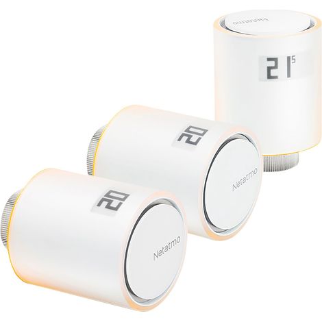 Netatmo Pack mit Drei Thermostatventilen Weiß (1/5)