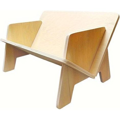 Mensola da scrivania in legno a forma di V, utilizzabile come libreria o portadocumenti: soluzione salvaspazio per dormitori studenteschi, uffici domestici o cucine - Crezuo