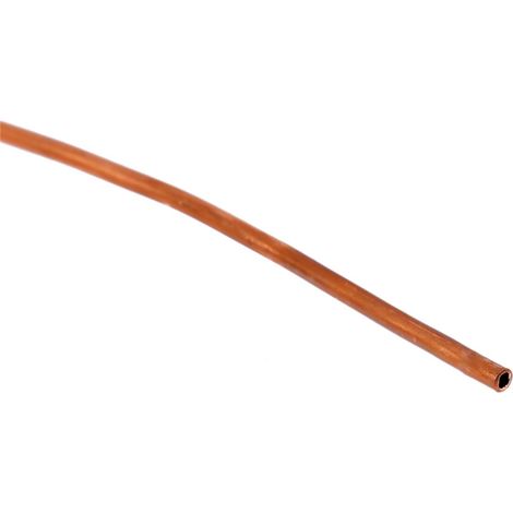 Tuyau en cuivre souple de 2 m, diamètre extérieur 4 mm x diamètre intérieur 3 mm, pour la plomberie frigorifique (1/5)