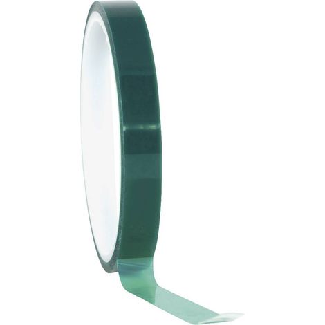 TOOLCRAFT 291B12L66C 291B12L66C Nastro adesivo Verde (L x L) 66 m x 12 mm 1 pz. (1/2)