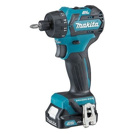 Perceuse Makita DF032DSAJ 12 V 2x2 0 Ah accu.