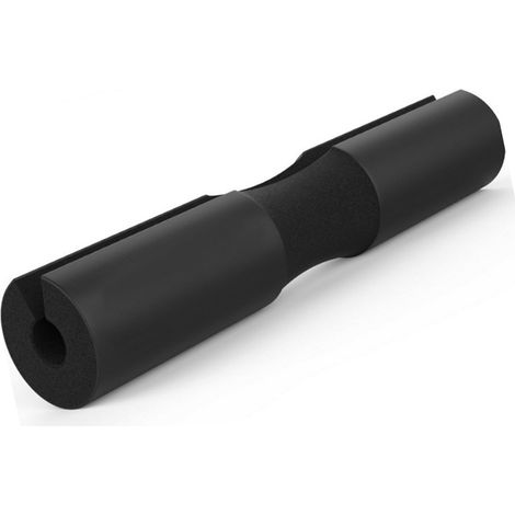 Lot de 2 coussins de squat épaissis en mousse, soutien d'épaules antidouleur pour salle de sport et maison, noir (1/5)
