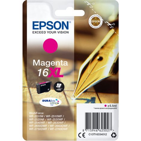Epson Pen and crossword Cartouche "Stylo à plume" 16XL - Encre DURABrite Ultra M (1/3)