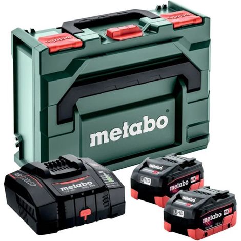 Pack énergie 18V - METABO - Avec 2 batteries 18V 8.0Ah - batterie - MEBABOX - 685303000