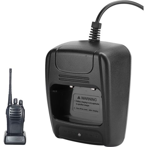 2-teiliges USB-Ladegerät für Baofeng BF666S/BF777S/BF888S Funkgeräte mit Ladeanzeige