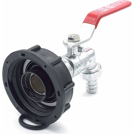 Raccord de robinet en laiton chromé 3/4" avec coude à 90° pour raccord de seau