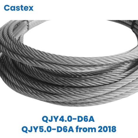 Fune di sollevamento in acciaio Castex QJY4.0-D6A fino al 2018 (1/5)