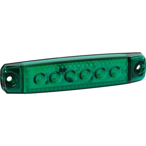 Luce decorativa - 6 Led - 12/24V - Verde