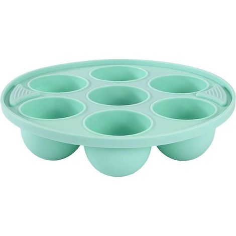 Moule à gâteau en silicone Jikaix à 7 cavités, pour la cuisson de gâteaux, gelées et puddings. Moule à dessert en silicone de qualité alimentaire, résistant aux hautes températures. (1/5)