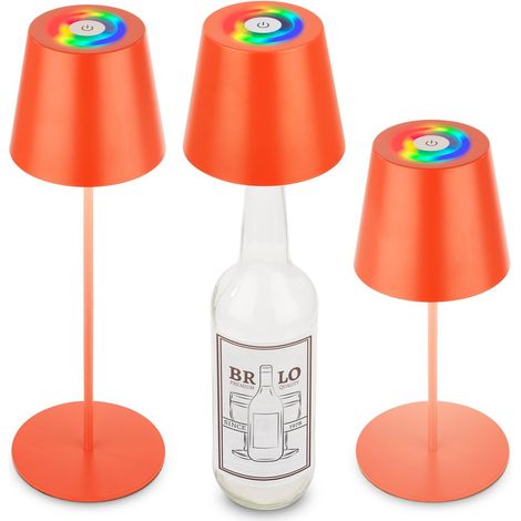 Lampada da tavolo LED lampada da tavolo a batteria dimmerabile senza fili per terrazza RGB Touch