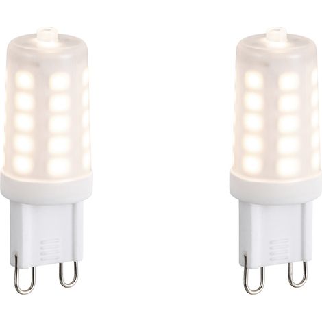 2er Set G9 dimmbare LED-Lampen Opal 1,2W 100lm 2700K
