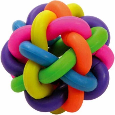 Pelota de juguete para perros de 6 cm multicolor (1/3)