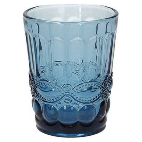 Bicchiere madame 230 cc vetro azzurro (1/4)