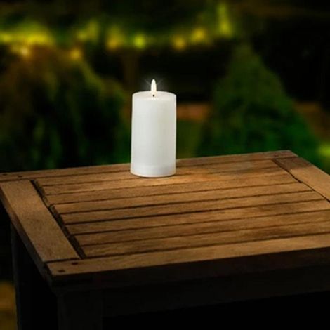 Bougie solaire lumineuse 12 cm (1/2)