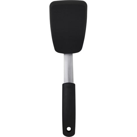 Spatule En Silicone - Tête Flexible - Résistante À La Chaleur Jusqu'à 260 °C - Pour Cuisinière Antiadhésive Et Boulangerie - 1 Pièce (1/5)