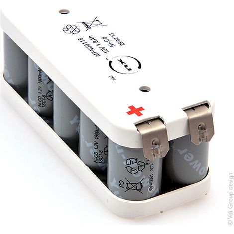 NX - Batterie NiCd 10x SC 10S1P ST2 12V 1.8Ah Cosse