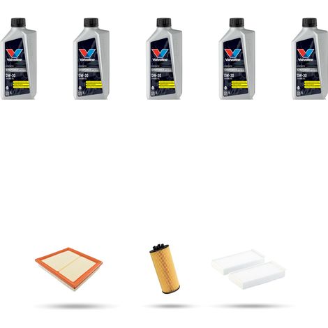 Kit tagliando 3 FILTRI e 5L OLIO compatibile con Bmw x2 (F39) 25ex 162kw dal 2020 (1/5)