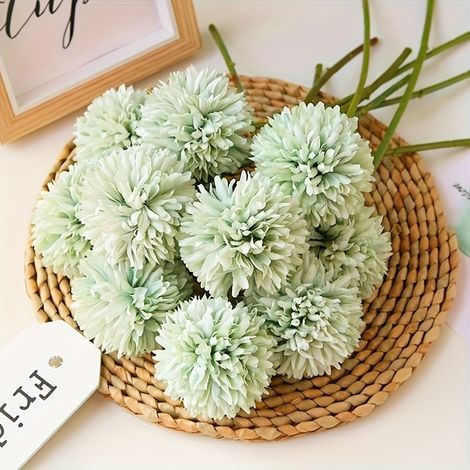 Un ramo de 12 hortensias de rayón es perfecto para decorar tu hogar, jardín, fiesta y oficina. (1/4)