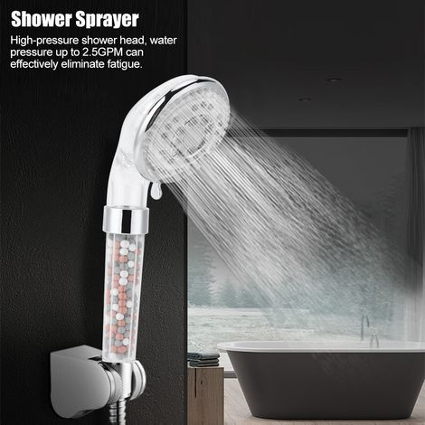 Pommeau de douche multifonction haute pression, douchette à main, accessoire de salle de bain (1/5)
