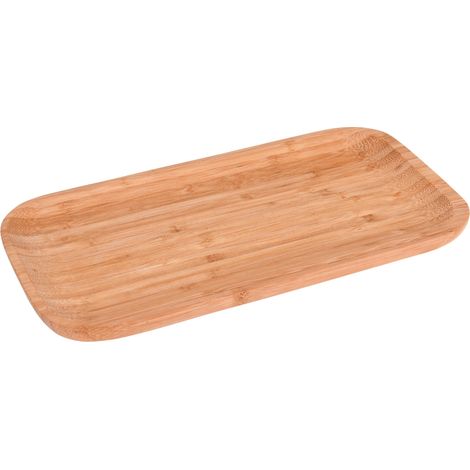 Plateau de service aux fruits, 25x13 cm, bambou