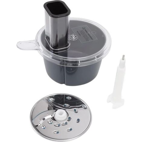 Debuns – Grattugia per verdure per Thermomix TM6 – Coperchio multifunzionale – Compatibile con TM5 e TM6 – Materiale: ABS e acciaio inossidabile – Lavabile in lavastoviglie (1/5)