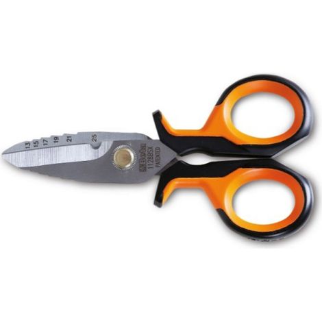 FORBICE DA ELETTRICISTA CON LAME A FRESA GRADUATE INOX - BETA-1128BSX PATENTED (1/10)