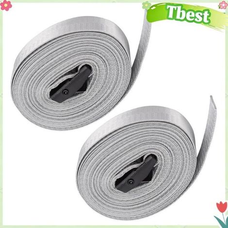 Tbest Cliquet d'arrimage 2pcs Sangles d'Arrimage à Cliquet en Alliage Sangles d'Arrimage sport outillage 3 1 m/3,3 pieds (1/5)