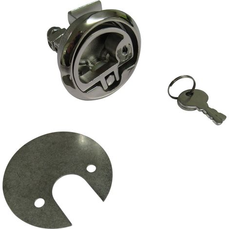 Flush Mount Lifting Ring Pull Handle 60MM (Stainless Steel Adjustable Locking Door Catch)