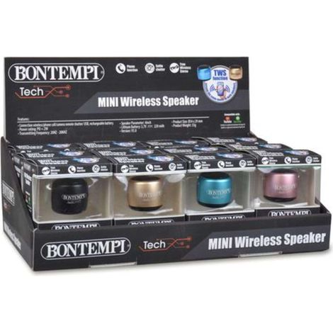 MINI WIRELESS SPEAKERS bontempi 490110 new x1