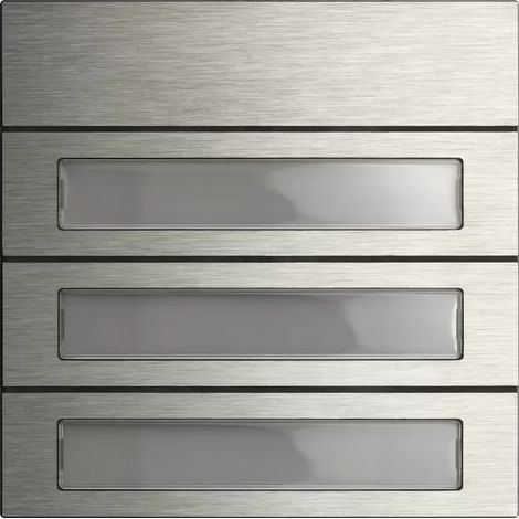 Gira Ruftastenmodul 3f System 106 Edelstahl 5533920 (1/2)