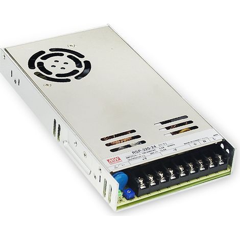 MEAN WELL Schaltnetzteil RSP-320-12, 12 V-/26,7 A