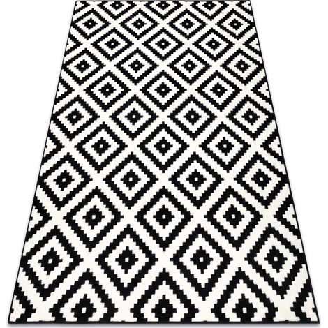 Teppich BCF Morad RUTA Diamanten, geometrisch - schwarz / creme black 240x340 cm