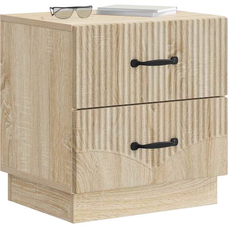 Maison Exclusive - Nachttisch Sonoma-Eiche 43 x 34,5 x 44,5 cm Ho