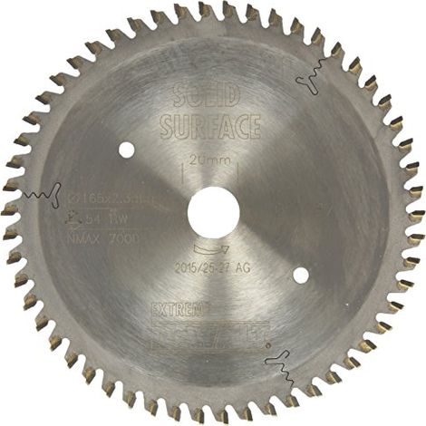 DeWALT - Disco da taglio per legno, 165x20 mm, 54 denti DT1087 (1/2)