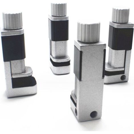 4 Pièces Pince pour écran,Kit de fixation réglable,Caoutchouc antidérapant,Réparation smartphone,Ordinateur (1/5)