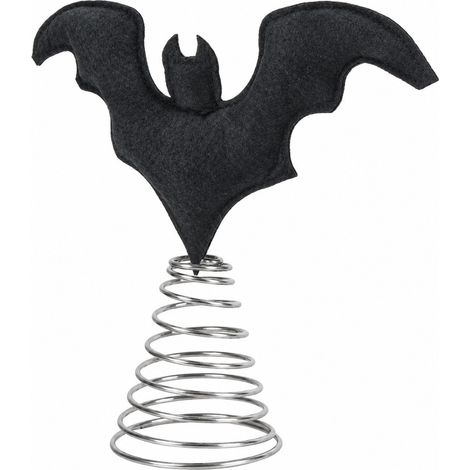 Décoration de sapin chauve-souris, ornement chauve-souris d'Halloween, mini décoration festive pour intérieur et extérieur, style ferme, fêtes de fin d'année (1/5)