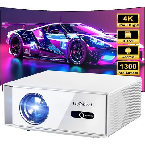 Projecteur, 16000 Lumens, Fonctionnalités Android Intelligentes, Version Android (1/5)