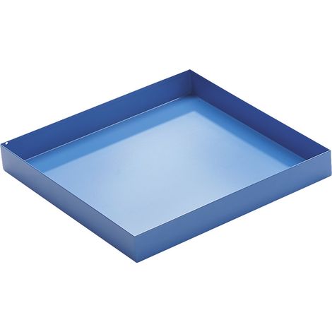 eurokraft basic, Cuve universelle en acier pour bidons, bleu (1/5)