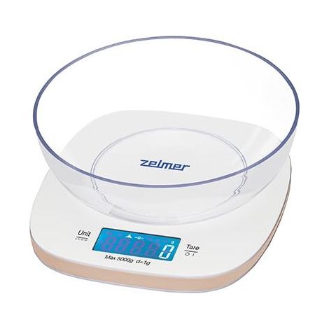 Báscula de cocina Zelmer zks1451 capacidad 5 kg precisión 1 g (1/5)