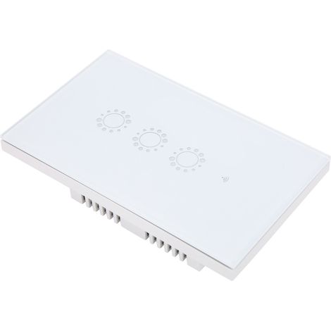 Interrupteur Connecté Blanc WiFi, Commande à Distance par Application, Compatible 95‑240VAC US EU AU