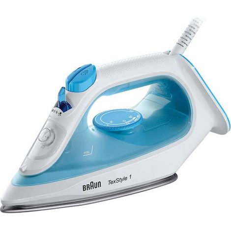 Braun TexStyle 1 Fer à repasser vapeur blanc bleu 2000W