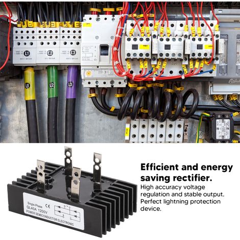 Brückengleichrichter, 3-phasig, 40 A, 1200 V, Hochleistungsgleichrichterdiode für Stromversorgungssysteme (1/5)